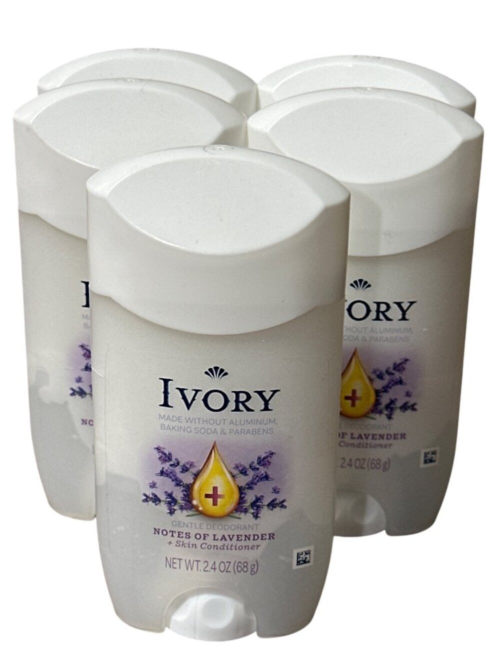 Ivory Gentle Deodorant Notes Of Lavender With Skin Conditioner Aluminum-Free 2.4